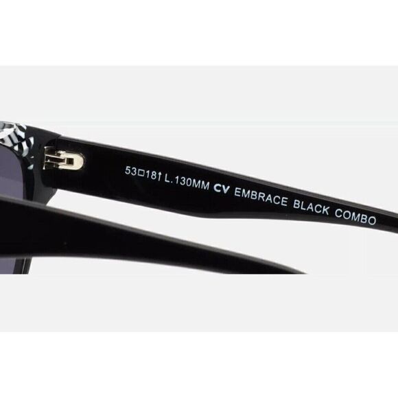 BCBGMAXAZRIA New Embrace Black Combo Womens Cat Eye Sunglasses